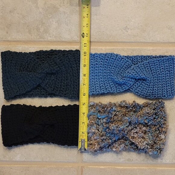 Bundled Lot of 4 Handmade Crochet Twisted Ear Warmers/Headbands NEW - Picture 8 of 8